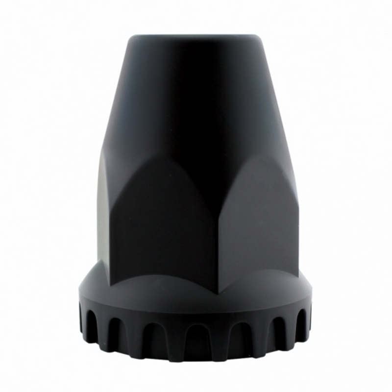 Tapa de tuerca original con brida, rosca negra mate de 33 mm x 2-3/4" (a granel)