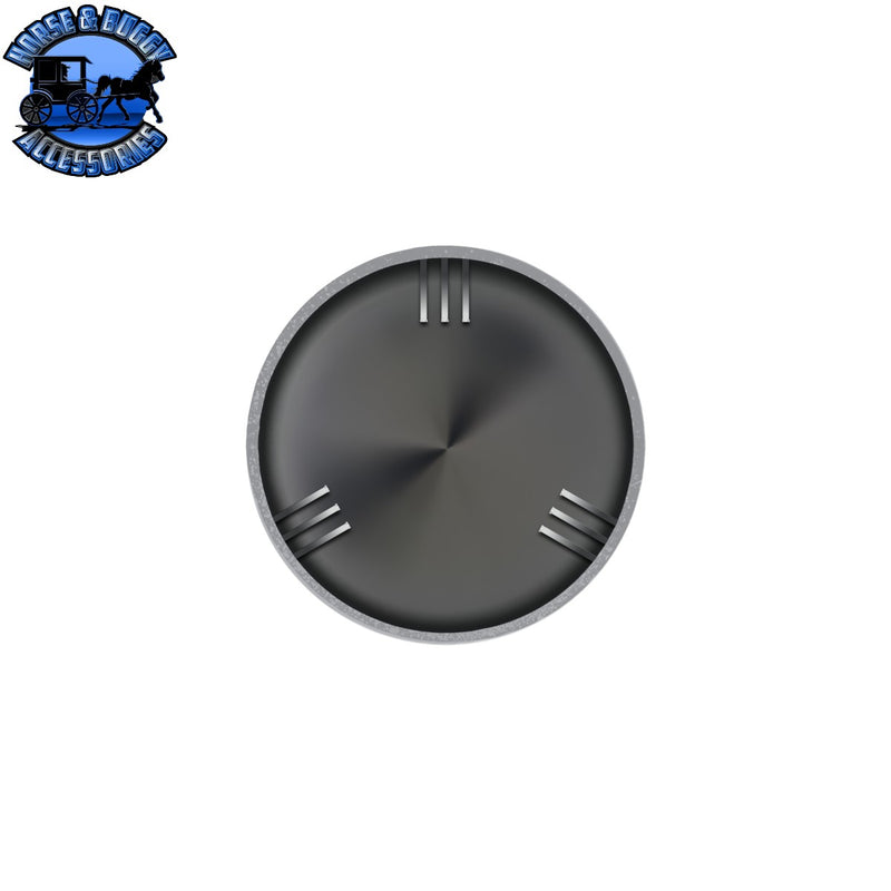 UP-10568 33mm x 3-1/2" Chrome Plastic Cylinder Nut Cover - Push-On (10-Pack)