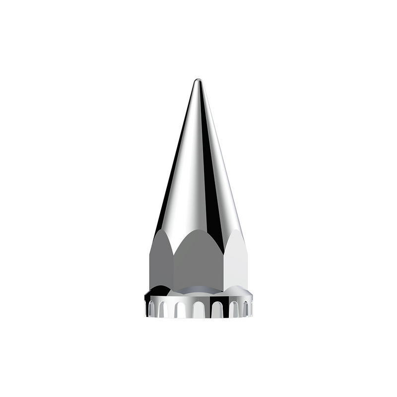 33mm x 4-3/4" Chrome Super Spike Nut Cover - Thread-On (Bulk)