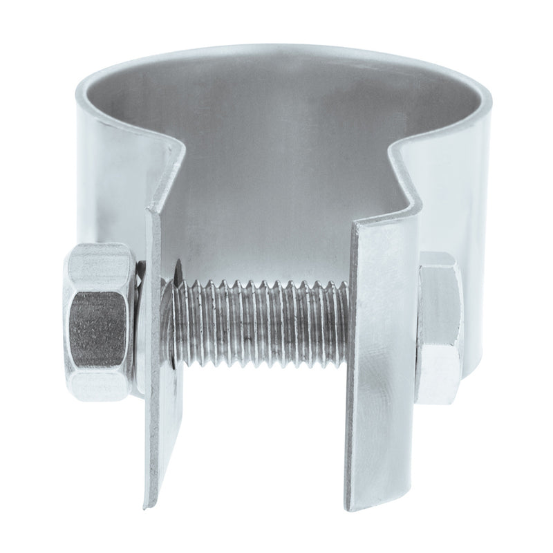 Stainless Steel Quarter Fender 2" Tube Clamp With Hardware #10632 Fender Bracket Dark Gray