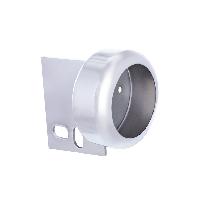 UP-10667 Chrome Steel Mud Flap Hanger End Light Bracket Only