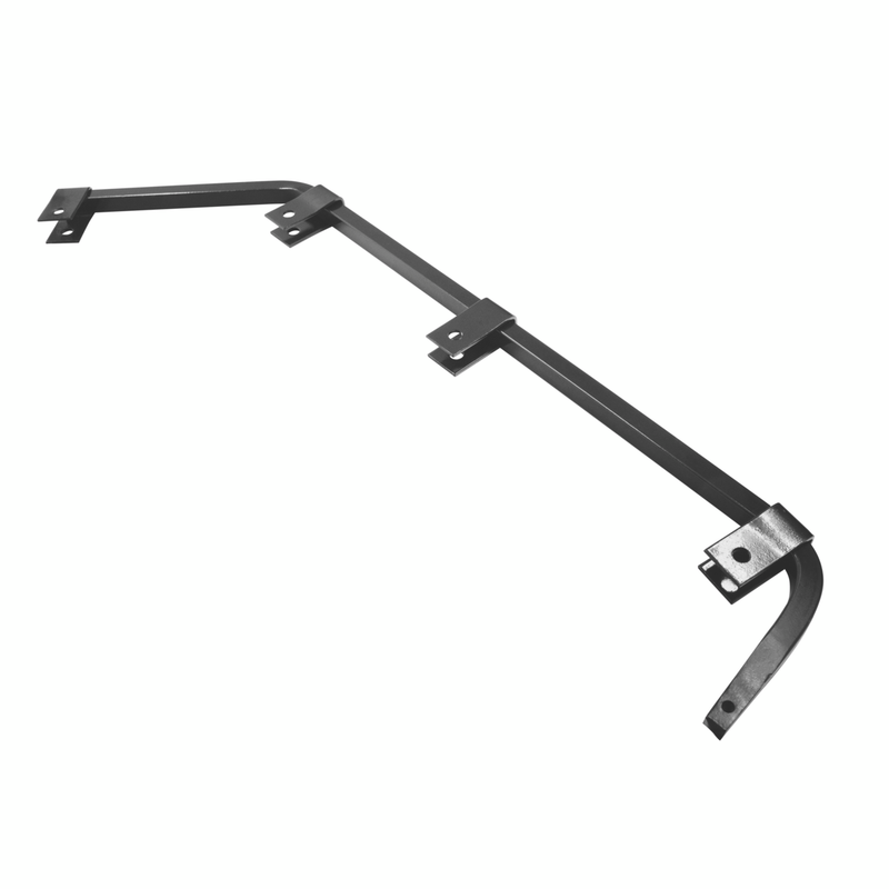 Black Angled Mud Flap Hangers - No Coil (Pair)