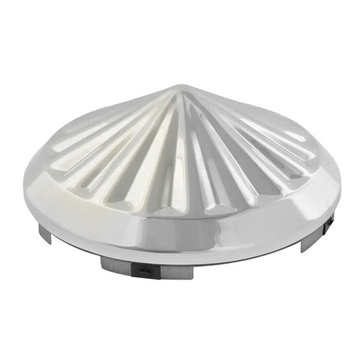 10703 Universal Front Hub Cap in Pinwheel Design Gray