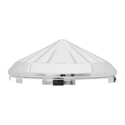 10703 Universal Front Hub Cap in Pinwheel Design Light Gray
