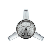 UP-10710B Chrome Plastic Gun Cylinder Hubcap Spinner Only (Bulk)
