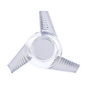 UP-10720 Chrome Plastic 3 Bar Left Swing Hubcap Spinner Only