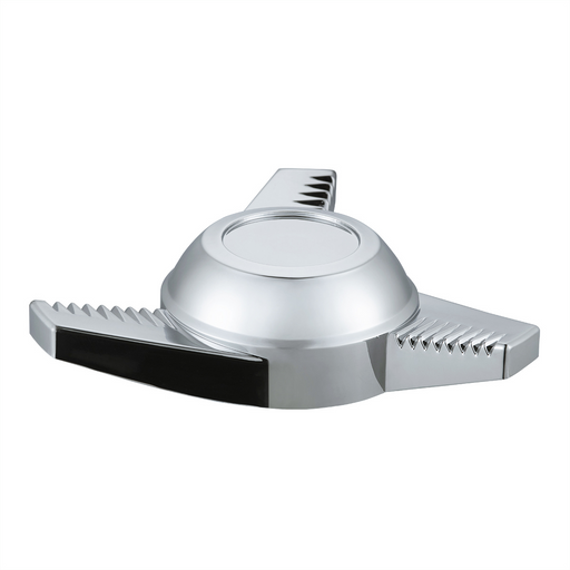 UP-10721 Chrome Plastic 3 Bar Right Swing Hubcap Spinner Only