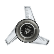 UP-10721 Chrome Plastic 3 Bar Right Swing Hubcap Spinner Only