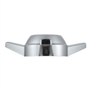 UP-10723 Chrome Plastic 3 Bar Straight Hubcap Spinner Only