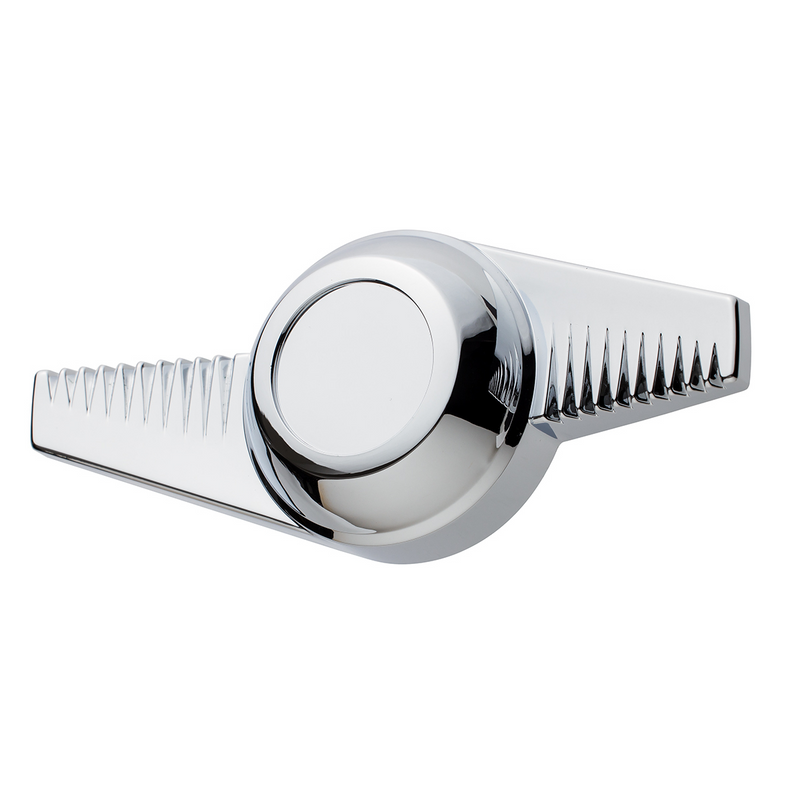 UP-10724 Chrome Plastic 2-Bar "Groovy" Hubcap Spinner