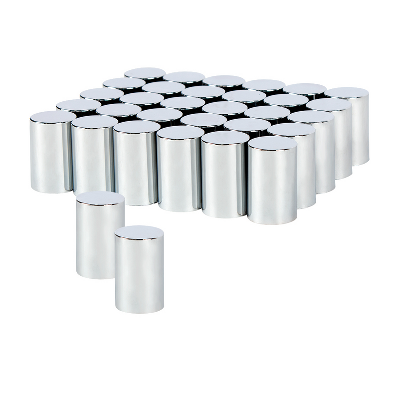 Cubierta de tuerca cromada para tapacubos de cilindro para Chevrolet y GMC 2500/3500 1999-2018 (caja de color de 32)