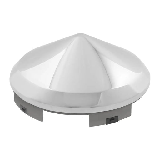 Stainless Dome Rear Axle Cover 3pc Kit for 1-1/2″ Nut Cover - Aluminum Stainless Dome Rear Axle Cover 3pc Kit for 1-1/2″ Nut Cover - Aluminum