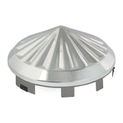 10753 Universal Front Hub Cap in Pinwheel Design Gray