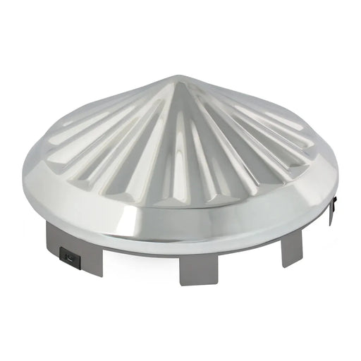 10753 Universal Front Hub Cap in Pinwheel Design Gray
