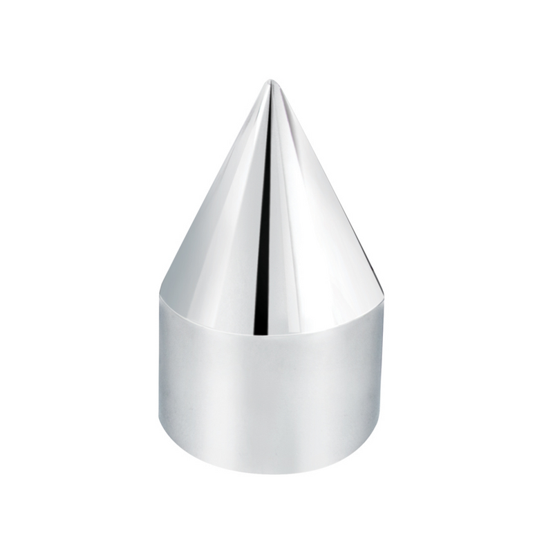 Cubierta de tuerca de púa de plástico cromado de 9/16" x 1-1/2" - A presión (a granel)