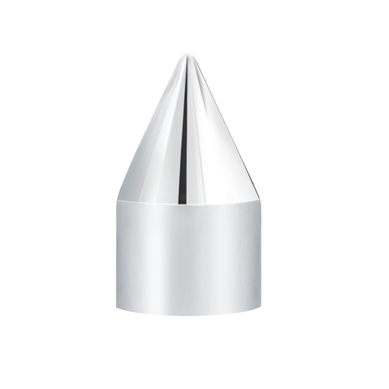Cubierta de tuerca de púa de plástico cromado de 9/16" x 1-1/2" - A presión (a granel)