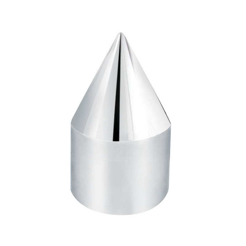 Cubierta de tuerca de púa de plástico cromado de 5/8" x 2" - A presión (a granel)