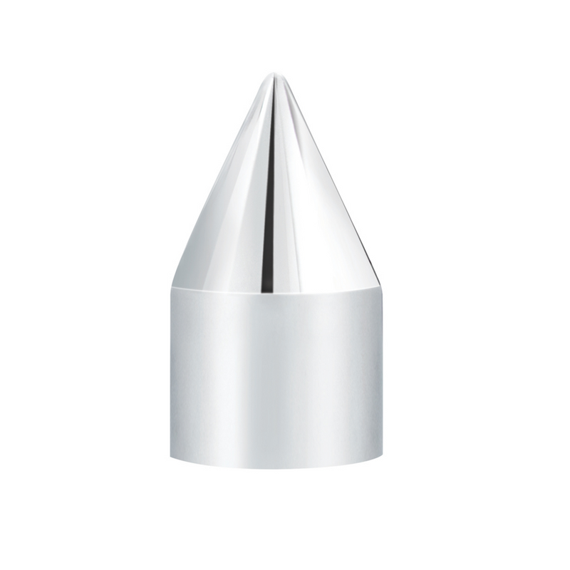 Cubierta de tuerca de púa de plástico cromado de 5/8" x 2" - A presión (a granel)