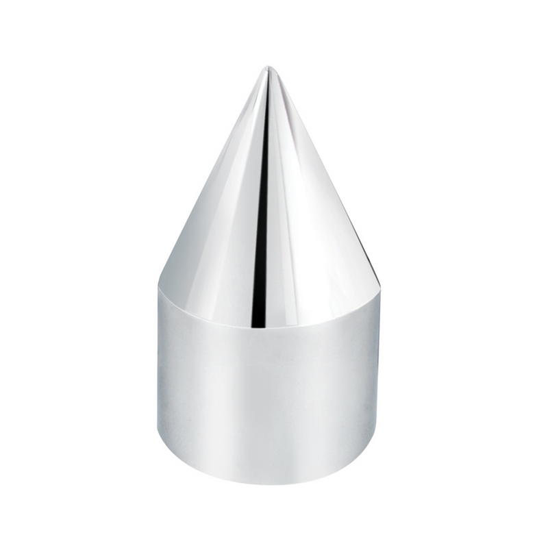 Cubierta de tuerca de púa de plástico cromado de 11/16" x 2-1/16" - A presión (a granel)