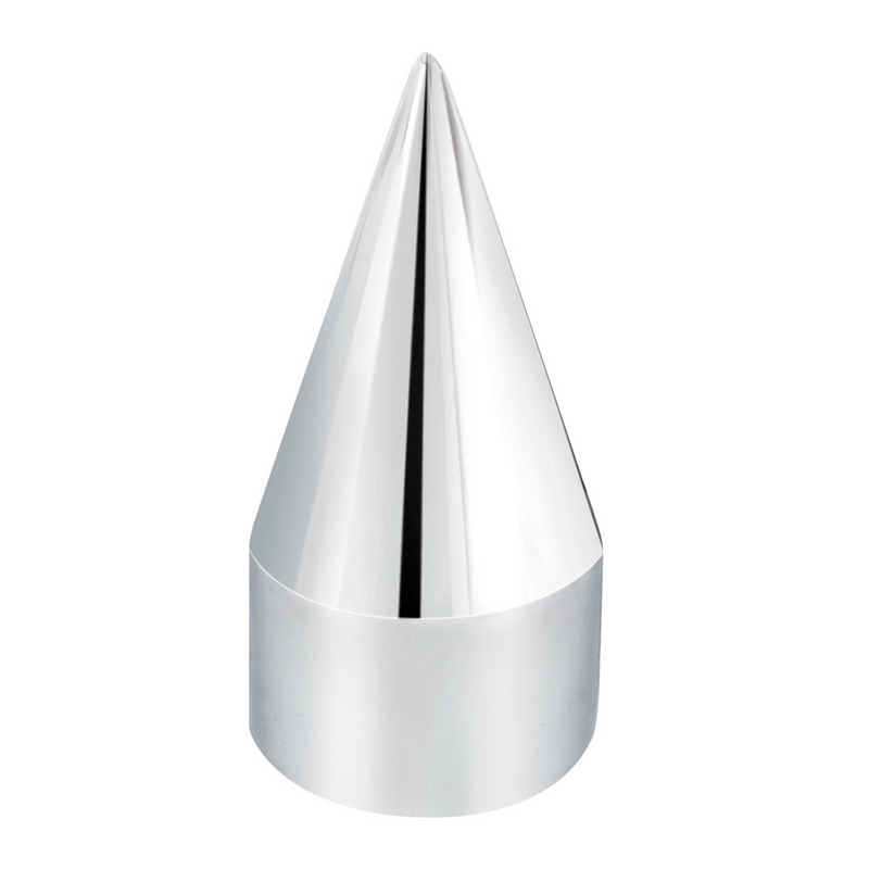 UP-10770B Cubierta de tuerca de púa de plástico cromado de 1-1/2" x 4-1/8" - A presión (a granel)
