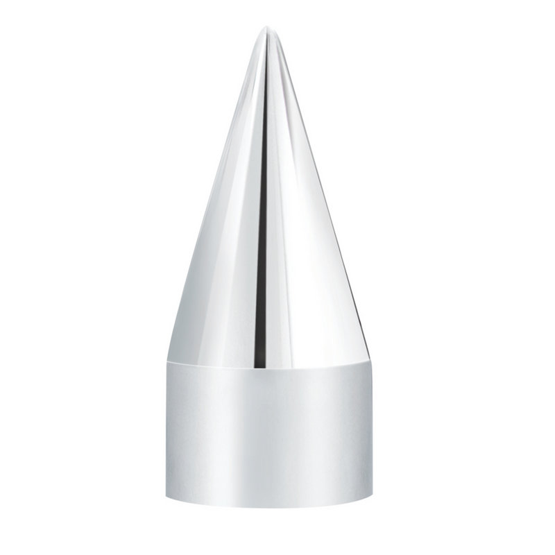 UP-10770B Cubierta de tuerca de púa de plástico cromado de 1-1/2" x 4-1/8" - A presión (a granel)