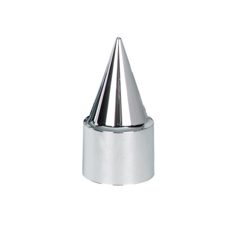 Cubiertas para tuercas de aguja de plástico cromado, 33 mm x 4-1/4", roscadas (paquete de 60)