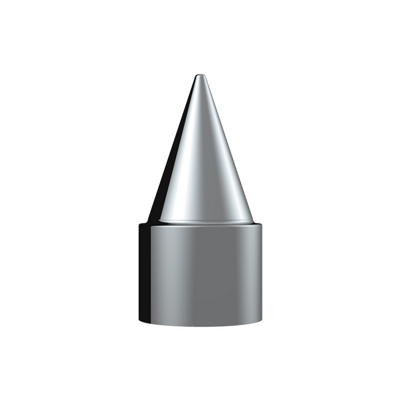 UP-10779B Cubierta de tuerca tipo estilete de plástico cromado de 1-1/2" x 4-1/4" - A presión (a granel)