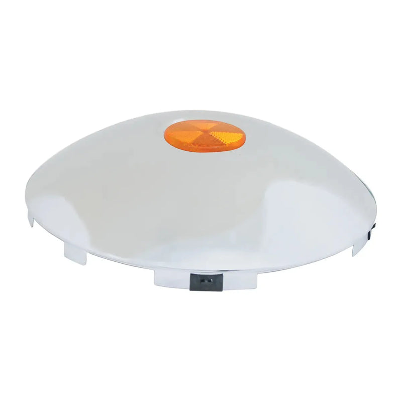 10790 Universal Front Hub Caps with 2" Top Mounted Reflector Light Gray