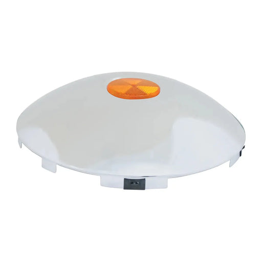 10790 Universal Front Hub Caps with 2" Top Mounted Reflector Light Gray