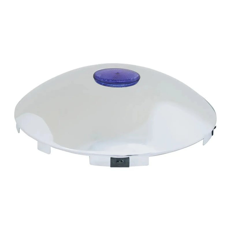 10791 Universal Front Hub Caps with 2â€³ Top Mounted Reflector Light Gray