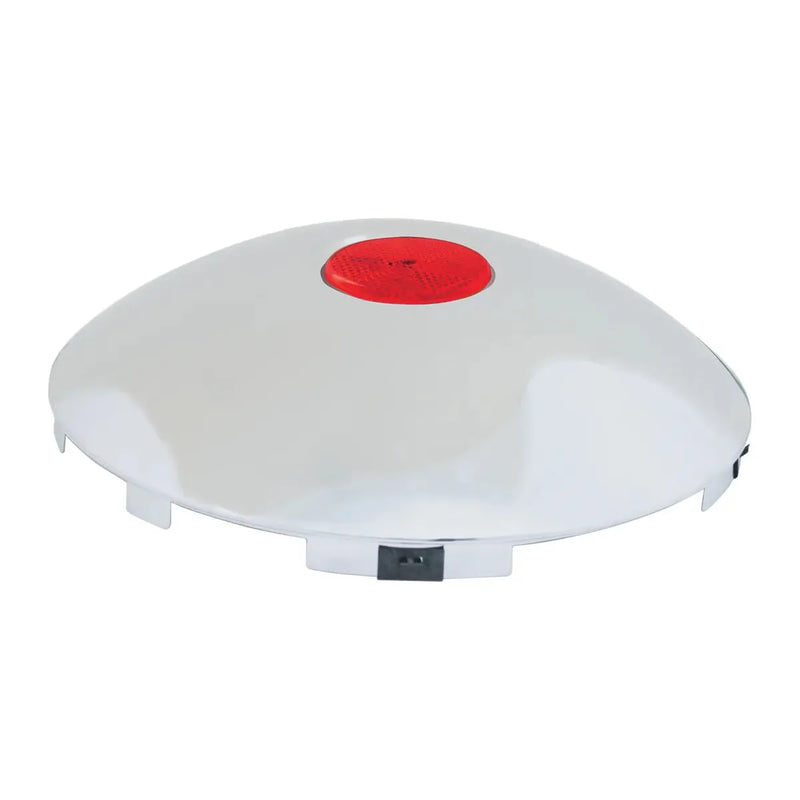 10794 Universal Front Hub Caps with 2" Top Mounted Reflector Light Gray