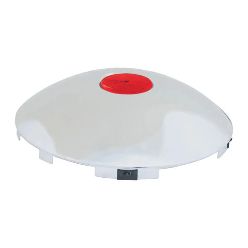 10794 Universal Front Hub Caps with 2" Top Mounted Reflector Light Gray