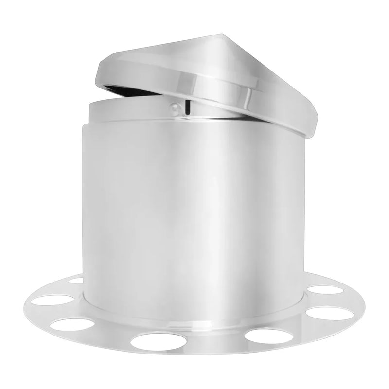 10810 3 Piece Rear Axle Cover Set w/ Cone Hub Cap Light Gray