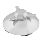 #10860 UNIV. CR. FRONT WING SPINNER HUB CAP, STRAIGHT, 1" LIP, L/H hub cover Light Gray