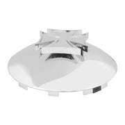 10854 UNIV. CR. FRONT IRON CROSS HUB CAP, 7/16" LIP hub cap Light Gray