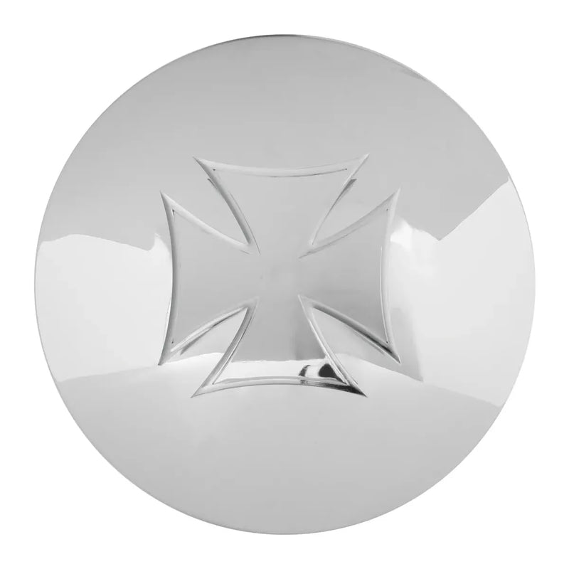 10854 UNIV. CR. FRONT IRON CROSS HUB CAP, 7/16" LIP hub cap Light Gray