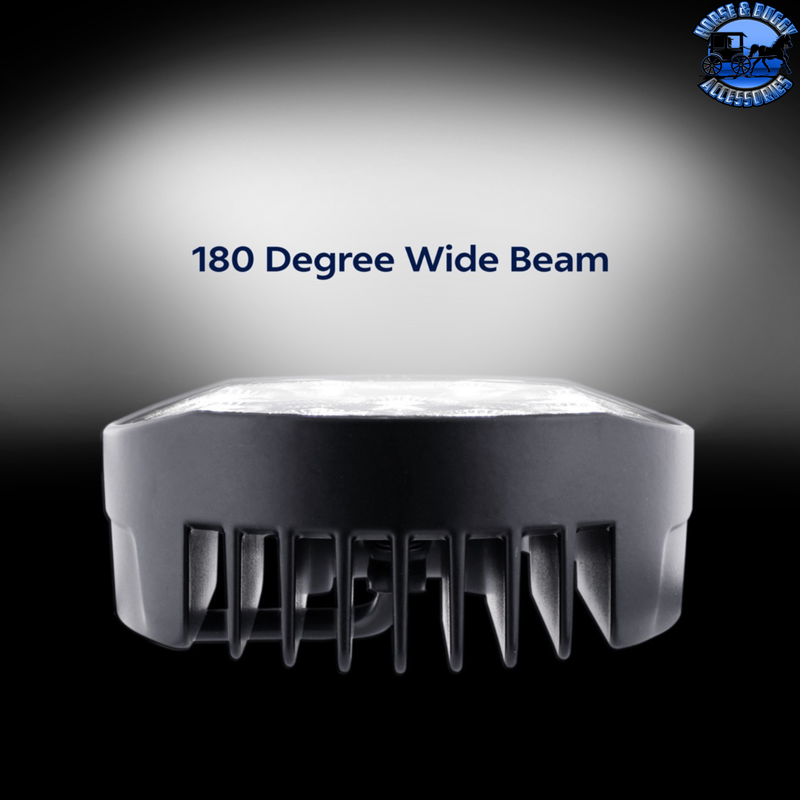 9 LED High Power 3-7/8" Round Work Light-Flood #36704