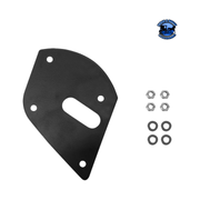 CHROME HOOD MIRROR ASSEMBLY W/ SEQUENTIAL LED LIGHTS FOR 2018-2024 FREIGHTLINER CASCADIA - HEATED (Choose Side) Mirror Driver's Side,Passenger's Side Dark Slate Gray