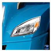 HIGH POWER LED HEADLIGHT FOR 2018-2024 FREIGHTLINER CASCADIA (Choose Color) (Choose Side) HEADLIGHT Chrome / Driver's Side,Chrome / Passenger's Side,Black / Driver's Side,Black / Passenger's Side Dark Cyan
