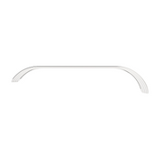 120" 430 Stainless Steel (16ga) Beaded Edge Ribbed Full Fender 60" Spread - SR Series (Pair)