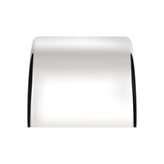 120" 430 Stainless Steel (16ga) Roll  Formed Edge Smooth Full Fender 54" Spread - SS Series (Pair)
