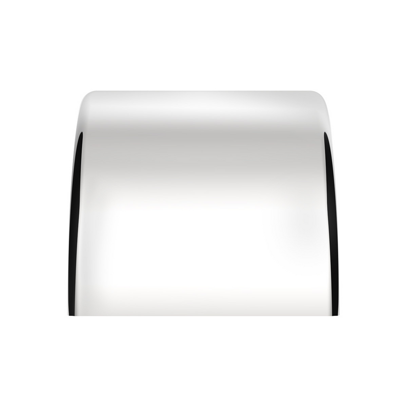 120" 430 Stainless Steel (16ga) Roll  Formed Edge Smooth Full Fender 54" Spread - SS Series (Pair)