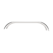 120" 430 Stainless Steel (16ga) Roll  Formed Edge Smooth Full Fender 54" Spread - SS Series (Pair)
