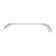 120" 430 Stainless Steel (16ga) Roll  Formed Edge Smooth Full Fender 60" Spread - SS Series (Pair)