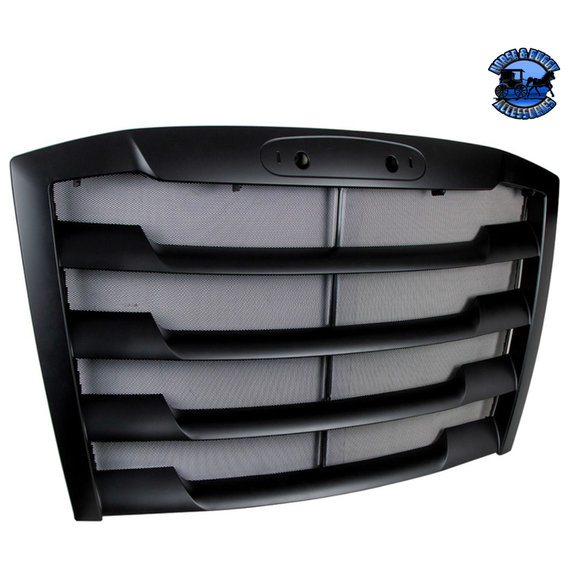 Chrome Grille With Bug Screen For 2018-2022 Freightliner Cascadia (Choose Color) Grille Chrome,Black Dark Slate Gray
