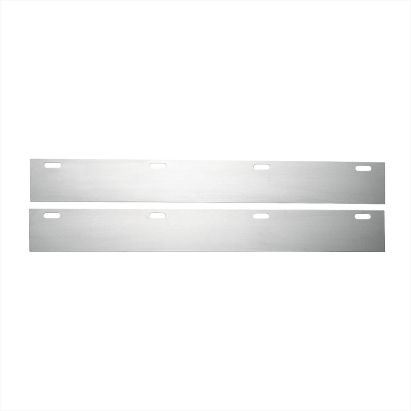 Placas de solapa superior reflectoras de visibilidad rectas de aluminio (a granel)