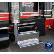 #KDROG-5CP PETERBILT 359 | 379 | 389G | OG OLD SCHOOL KIT (w/ 5" chrome y pipe) 10" mufflers (s.s. shields) EXHAUST Dark Slate Gray