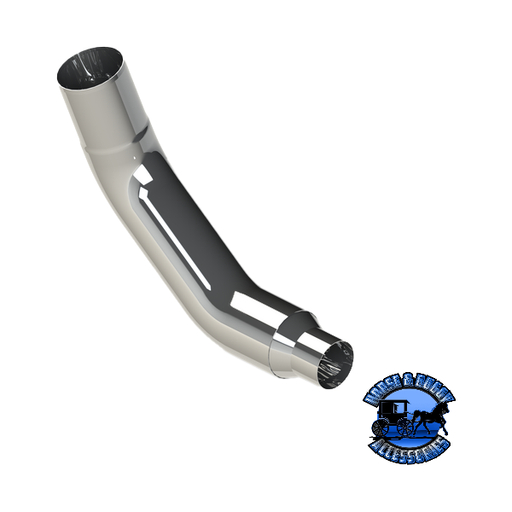 KW08-E1270LB-1103 8" Reduced to 5" KW W900B Left Elbow Dark Slate Gray