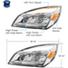Light Gray HIGH POWER LED HEADLIGHT FOR 2018-2024 FREIGHTLINER CASCADIA (Choose Color) (Choose Side) HEADLIGHT Chrome / Driver's Side,Chrome / Passenger's Side,Black / Driver's Side,Black / Passenger's Side