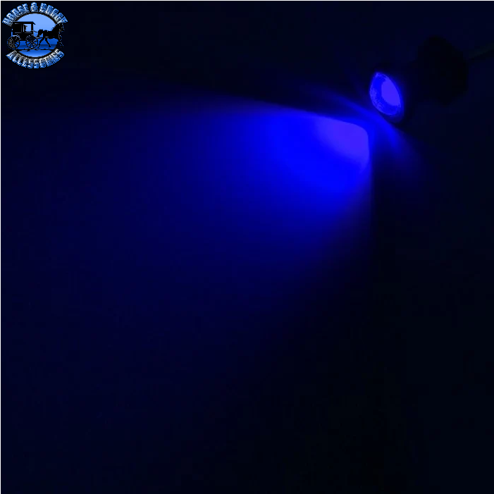SB-12B-B-S 12 MM BLUE SILVER LED BOLT BEAM LIGHT